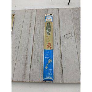 Vintage J&P Coats Dress or Neck Metal Zipper 10" Almond Green 164-A